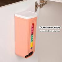 Organizador de Cocina con Almacén de Bolsas de Basura Estante de Almacenamiento de Plástico para Hogar con Cubierta de Zapatos Accesorios de Cocina Especiales - details 7