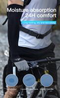 Un par de mangas de protección solar de verano para hombres y mujeres, mangas transpirables y antideslizantes con capacidad de pantalla táctil para ciclismo al aire libre. - details 4