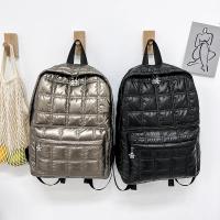 Mochila De algodón espacial para mujer, bolso de hombro de hilo de diseñador de diamantes, bolso escolar de gran capacidad, nueva moda coreana - details 21