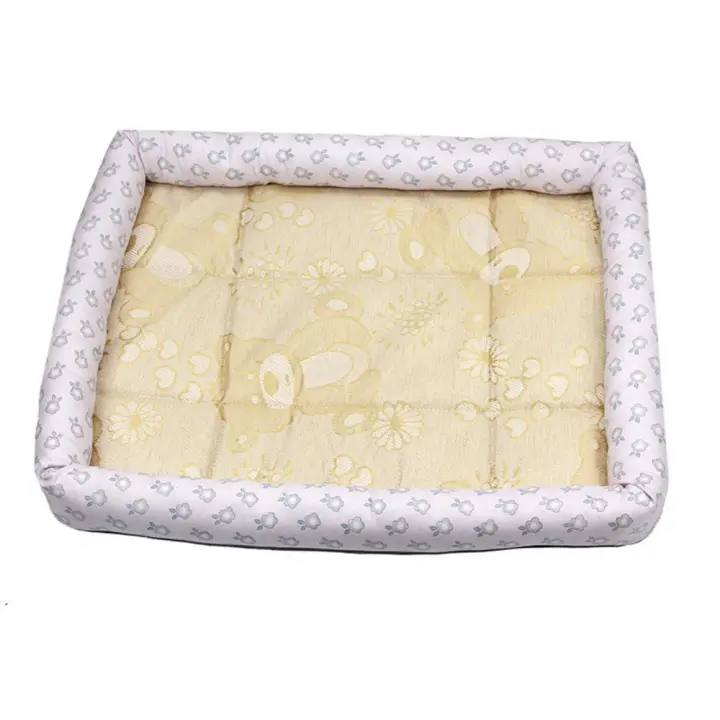 Cama refrescante para perros de seda de hielo, cómoda estera impermeable de verano para perros, almohadilla de verano suave y lavable para perros pequeños y medianos - 1