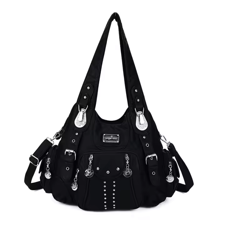 Trendy and fashionable one shoulder diagonal cross bag, hot selling women's handbag - 1