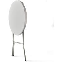 Mesa Plegable Portátil Multifuncional, 84x84x74cm, Cuadrada, Blanco - details 15