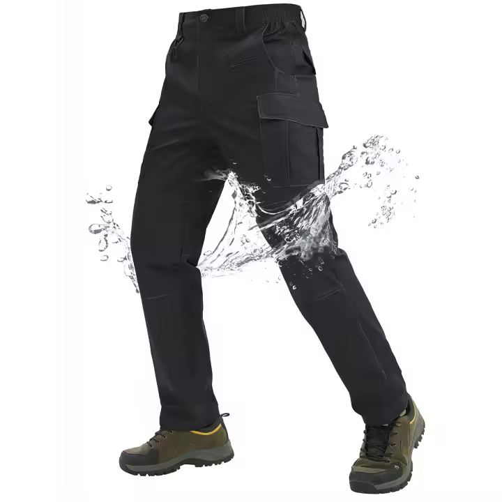 MAGCOMSEN-pantalones cargo para hombre, pantalones impermeables de campo, informales, ligeros, para trabajo, senderismo y pesca, primavera y verano - 1