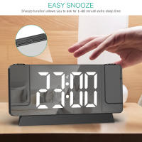 ORIA-reloj despertador Digital de doble proyección, dispositivo con hora y temperatura, pantalla grande LED, regalo para el hogar - details 4