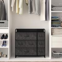 Cajonera de Tela Extraíble de 7 Cajones Almacenamiento de Tela Cómodo para Sala de Estar, Dormitorio, Habitación Infantil Gris Oscuro - details 32