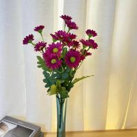Ramos de girasol, margaritas pequeñas, 21 cabezas de flores artificiales para decoración del hogar y bodas, bricolaje - details 7