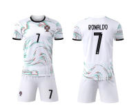 Portugal Away 25-26 Camiseta de fútbol blanca No.7 para niños y adultos, tallas 14-3XL adultos, - details 1