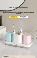 Portaje de Dientes Eléctrico Multifuncional Taza de Baño para Dientes Pareja - details 1
