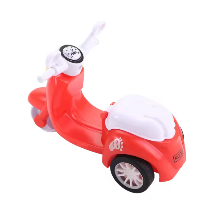 Modelo de motocicleta de simulación divertida para niña, regalos de cumpleaños, juguete para niño, coche de inercia, Mini motocicleta, 1 ud. - 1