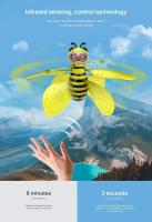 Vehículo Volador de Abeja Pequeña Helicóptero de Luz Sensor de Gesto Juguete Recomendado para Niños - details 3