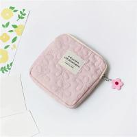 Bolsa de cosméticos pequeña a la moda para mujer, Mini organizador de servilletas sanitarias de viaje, monedero, tarjeta, lápiz labial, bolsa de almacenamiento - details 3