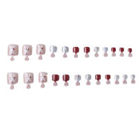 Uñas postizas reutilizables, uñas de gel súper brillantes con conejo rtoon, kit de manicura DIY en casa - details 2