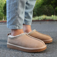 Nuevas botas de nieve con plataforma Ultra Mini para mujer, zapatos cálidos de invierno con forro de lana Natural de cuero de ante vacuno - details 8