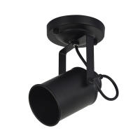 Foco de hierro forjado negro Vintage, lámpara de acento E27, ajustable en pared o techo montaje empotrado, iluminación para Loft, cafetería, Bar, tienda - details 4