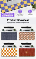 Alfombrilla de escritorio a rayas creativa, teclado, oficina, estudio, juegos, alfombrilla de ratón gruesa grande - details 3