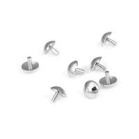 3MM 3.5MM 4MM Latón Color Oro 18K Sólido Hueco Tapas de Cierre con Orificios para Perlas, Suministros para Fabricación de Joyería, Accesorios - details 18