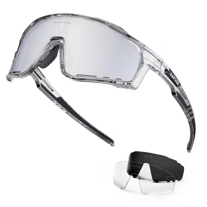 KAPVOE Gafas de Ciclismo Deportivas Gafas de Sol para Ciclismo de Montaña y Carretera para Hombres y Mujeres Equipo de Ciclismo al Aire Libre - 1
