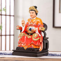 Diosa moldeada por inyección de 12 pulgadas y 30cm, Lady Linshui, Chen Jinggu, del taoísmo, adorno de estatua de Buda de resina - details 3