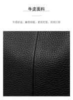 Bolso callejero de cuero genuino, bolso de mujer, bolso de piel de vaca de primera capa, nuevo estilo callejero, bolso de mensajero de hombro de moda versátil, suave de tres capas. - details 2