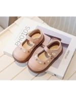Zapatos de cuero de suela suave para niña, zapatos antideslizantes de princesa para niño, zapatos de flores bordadas para niño, zapatos Mary Jane informales versátiles de primavera - details 8