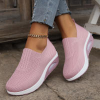 Zapatos ortopédicos antideslizantes con cojín de aire para mujer, zapatillas transpirables con plataforma, para caminar - details 9