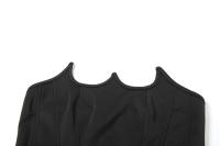 BUNO- Mini traje de falda por encima de la rodilla de calle alta para chica, sólido ajustado, falda halter sin espalda. - details 23