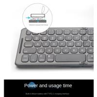 Teclado inalámbrico plegable con Bluetooth, USB tipo C para Windows, Android, ordenador, tableta, PC, teléfono - details 1