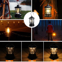 Lámpara LED Impermeable para acampar, luz regulable continua con gancho, recargable por USB - details 5