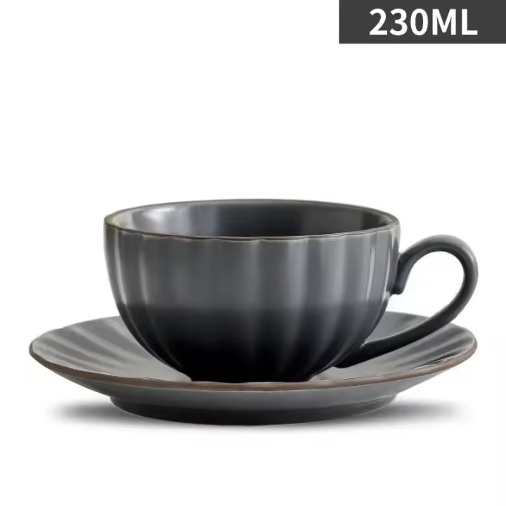 Taza de Café de Cerámica de Alta Gama Latte Sencillo Taza de Té de la Tarde Creativa - 1