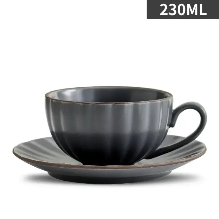 Taza de Café de Cerámica de Alta Gama Latte Sencillo Taza de Té de la Tarde Creativa - 1