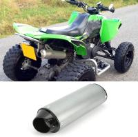 Tubo de escape silenciador de motocicleta, silenciador de 32 mm, silenciador de tubo de escape de 1,3 pulgadas apto para 90 cc, 110 cc, 125 cc, 150 cc, 160 cc, ATV, Pit Bike, motocicleta - details 1