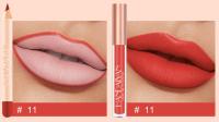 Lápiz Delineador de labios mate, taza antiadherente de larga duración, no se decolora, resistente al agua, terciopelo pigmentado, Kit de brillo de labios, Cosméticos de belleza, maquillaje Gif - details 15