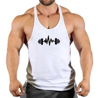 Camiseta sin mangas de marca para gimnasio, ropa de culturismo para hombre, camisa sin mangas de algodón, chaleco deportivo para hombre, camiseta sin mangas para entrenamiento - details 1