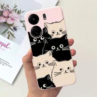 Funda trasera para Xiaomi Poco C65, cubierta suave de silicona líquida mate con estampado de dibujos animados de flores, protección a prueba de golpes - details 46
