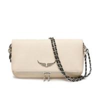 Bolso De Hombro Con Alas Negras Para Mujer, Cadena De Alas, Bolso De Cuero Cruzado Para Mujer - details 11