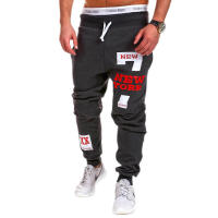 Pantalones deportivos informales con letras para hombre, diseño de estampado Hip Hop, nuevo estilo - details 2
