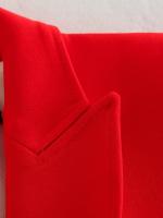 TRAFZA-traje elegante de manga larga para mujer, traje con cuello, Bolsillo falso, decorado, Color sólido, estilo callejero, prendas de vestir exteriores informales - details 15