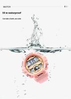 SHUNWAY Nuevo con alto valor estético, estilo estudiantil, reloj electrónico deportivo luminoso para niños, reloj impermeable de nicho femenino - details 2