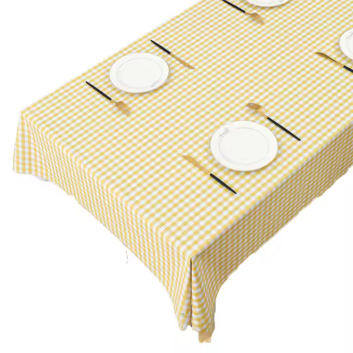 Mantel de PVC para mesa de comedor, impermeable, a prueba de aceite, a prueba de salpicaduras - 1