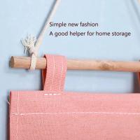 Cotton And Linen Hanging Bag Art Door Sundry Storage Bag Hanging Multi-Layer Hanging Bag - details 4