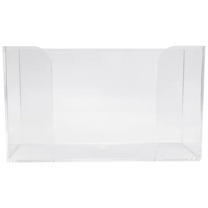 Dispensador de toallas de papel para encimera, servilletero transparente para invitados, adecuado para toallas de papel plegables, plegables en C o de varios pliegues - 1