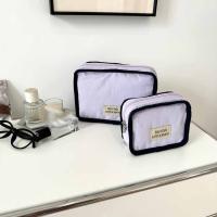 Bolsa de cosméticos portátil de Color contrastante, billetera de estilo coreano, monedero de Color sólido, bolsa de almacenamiento de pañuelos sanitarios suave y ligera - details 29