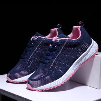 Zapatillas de correr ligeras blancas para mujer, zapatos de entrenamiento antideslizantes, Zapatillas de malla transpirable para caminar - details 8