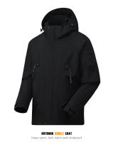 LNGXO Chaqueta Impermeable Unisex para Senderismo, Escalada y Camping Material de Poliéster - details 9