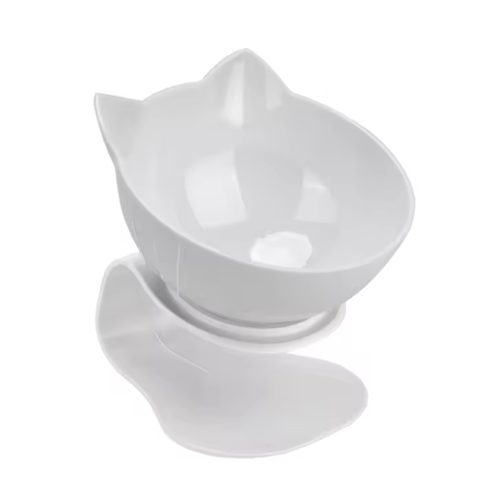 Cuencos antideslizantes para gatos, cuencos dobles para mascotas con soporte elevado, cuencos de agua y comida para mascotas - 1
