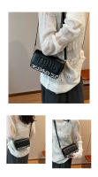 Nuevo Bolso Cuadrado Pequeño 2025 Estilo Europeo Americano Bolso de Hombro con Letras de Impresión de Contraste - details 13