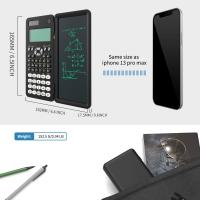 Calculadora Científica NeWYeS Pantalla de Dos Líneas Plegable, Funciona con Batería y Energía Solar, Ideal para Estudiantes de Secundaria y Universidad - details 4