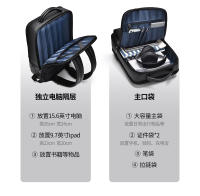 Mochila premium de gran capacidad para hombres, bolsa de ordenador, bolsa de viaje para viajeros de negocios, mochila multifuncional USB - details 5
