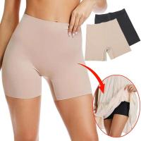 Pantalones cortos sin costuras para mujer, ropa moldeadora, adelgazante de muslos, cintura alta, Control de barriga, moldeador de cuerpo, ropa interior moldeadora de verano - details 0