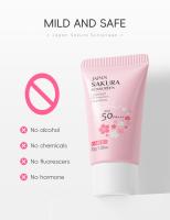 Crema Protector Solar Sakura Bloqueo Solar Facial Spf50 Lote de Aislamiento Hidratante Brighten - details 11